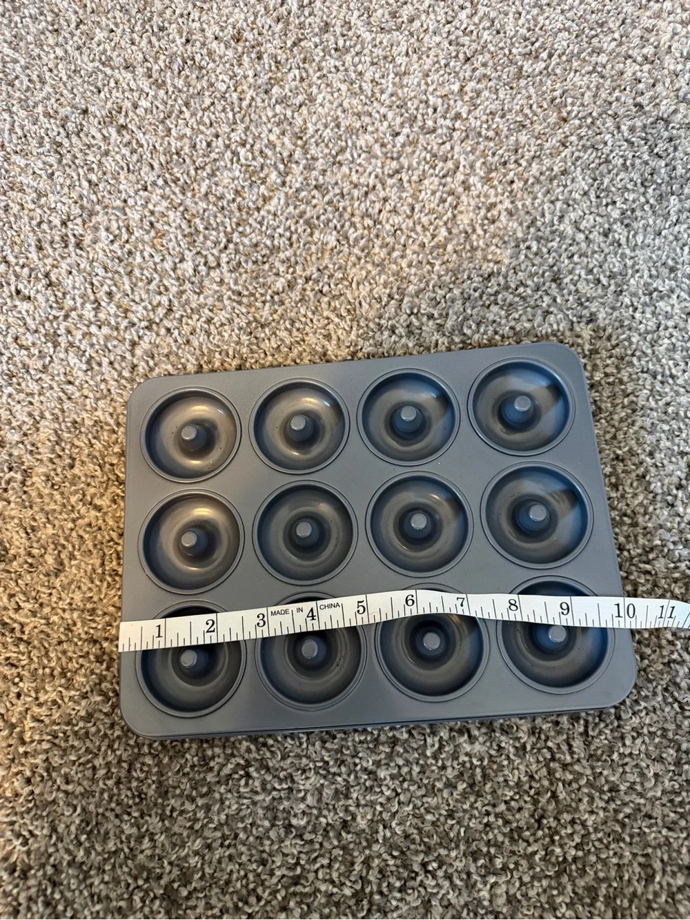 Mini Donut Baking Pan - Gray Nonstick